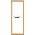 thumbnail image 1 of 14x42 Frame Gold Rustic Solid Wood Picture Frame | 1.25 Inch Wide Moulding | Rustique Gold, 1 of 8