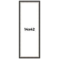 thumbnail image 1 of 14x42 Frame Silver Real Wood Picture Frame Width 1.25 Inches | Interior Frame Depth 0.75 Inches |, 1 of 8