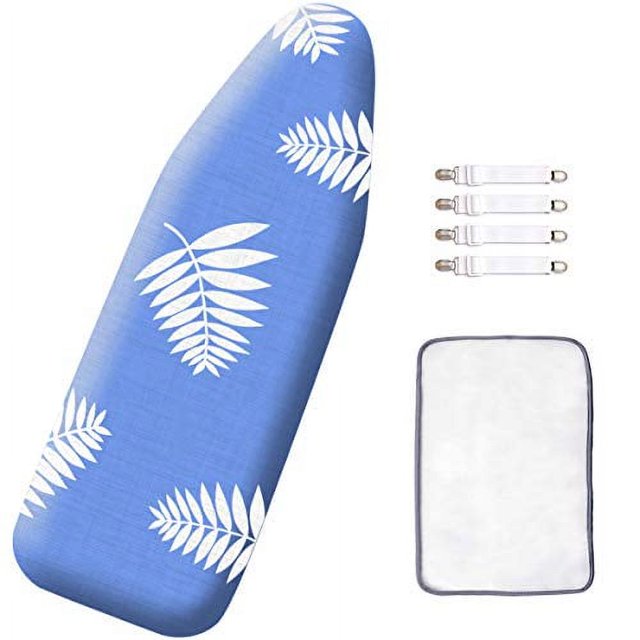 14x42 Inch OverTheDoor Ironing Board Replacement Pad/Cover,100 Cotton Iron Board Cover and