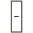 thumbnail image 1 of 14x43 Frame Black Bamboo Solid Wood Picture Frame Width 1.5 Inches | Interior Frame Depth 0.5, 1 of 8