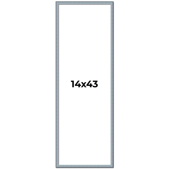 14x43 Frame Rustic Sky Blue Solid Wood Picture Frame | 0.75 Inch Moulding Width |Includes UV