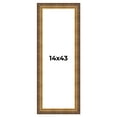 thumbnail image 1 of 14x43 Frame Vintage Gold Solid Wood Picture Frame | 2.5 Inch Moulding Width | Ornate Bronze Museo, 1 of 8