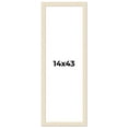 thumbnail image 1 of 14x43 Frame White Real Wood Picture Frame Width 1.5 inches | Interior Frame Depth 0.5 inches | Barn, 1 of 8
