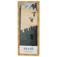 thumbnail image 1 of 14x45 Frame Gold Bamboo Solid Wood Picture Frame | 1 Inch Moulding Width | Interior Frame Depth, 1 of 8