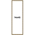 thumbnail image 1 of 14x45 Frame Gold Kingsley Distressed Solid Wood Picture Frame Width 0.75 Inches | Interior Frame, 1 of 8