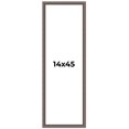 thumbnail image 1 of 14x45 Frame Silver Real Wood Picture Frame Width 1.25 Inches | Interior Frame Depth 0.5 Inches |, 1 of 8