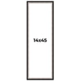 thumbnail image 1 of 14x45 Frame Silver Real Wood Picture Frame Width 1.25 Inches | Interior Frame Depth 0.75 Inches |, 1 of 8