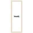 thumbnail image 1 of 14x45 Frame White Real Wood Picture Frame Width 1.5 inches | Interior Frame Depth 0.5 inches | Barn, 1 of 8