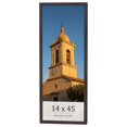 thumbnail image 1 of 14x45 Rustic Brown Real Wood Picture Frame Width 0.75 inches | Interior Frame Depth 0.5 inches |, 1 of 8