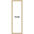 thumbnail image 1 of 14x48 Frame Beige Real Wood Picture Frame Width 1.25 inches | Interior Frame Depth 0.5 inches |, 1 of 8