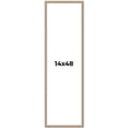 thumbnail image 1 of 14x48 Frame Silver Real Wood Picture Frame Width 0.75 Inches | Interior Frame Depth 0.5 Inches |, 1 of 8