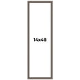 thumbnail image 1 of 14x48 Frame Silver Real Wood Picture Frame Width 1.25 Inches | Interior Frame Depth 0.5 Inches |, 1 of 8