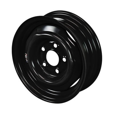 14x5.5 5-Lug on 4.5" Black Conventional Trailer Wheel