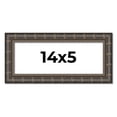 thumbnail image 1 of 14x5 Frame Black Bamboo Solid Wood Picture Frame Width 1.5 Inches | Interior Frame Depth 0.5 Inches, 1 of 8