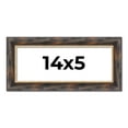 thumbnail image 1 of 14x5 Frame Gold Real Wood Picture Frame Width 1.5 inches | Interior Frame Depth 0.5 inches |, 1 of 8