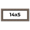thumbnail image 1 of 14x5 IN Frame Silver Real Wood Picture Frame Width 1.25 Inches | Interior Frame Depth 0.5 Inches |, 1 of 8