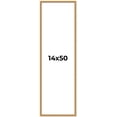 thumbnail image 1 of 14x50 Frame Beaded Gold Solid Wood Picture Frame | 0.75 Inches Moulding Width | Liscio Oro, 1 of 8