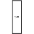 thumbnail image 1 of 14x50 Frame Black Real Wood Picture Frame Width 1.25 Inches | Interior Frame Depth 0.5 Inches |, 1 of 8