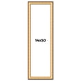 thumbnail image 1 of 14x50 Frame Gold Plein Aire Solid Wood Picture Frame Width 2 Inches | Interior Frame Depth 0.5, 1 of 8
