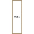 thumbnail image 1 of 14x54 Frame Beaded Gold Solid Wood Picture Frame | 0.75 Inches Moulding Width | Liscio Oro, 1 of 8