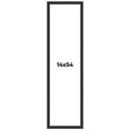 thumbnail image 1 of 14x54 Frame Black Real Wood Picture Frame Width 1.25 Inches | Interior Frame Depth 0.5 Inches |, 1 of 8