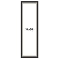 thumbnail image 1 of 14x54 Frame Black Real Wood Picture Frame Width 2.25 Inches | Interior Frame Depth 0.5 Inches |, 1 of 8
