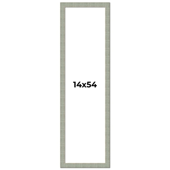 14x54 Frame Green Desert Pear Solid Wood Picture Frame | 1.625 Inch Moulding Width | Interior Frame
