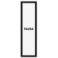 thumbnail image 1 of 14x54 Shadow Box Black Solid Wood Display Picture Frame | 1 Inch Rabbet Depth | | 1.375 Inch, 1 of 4