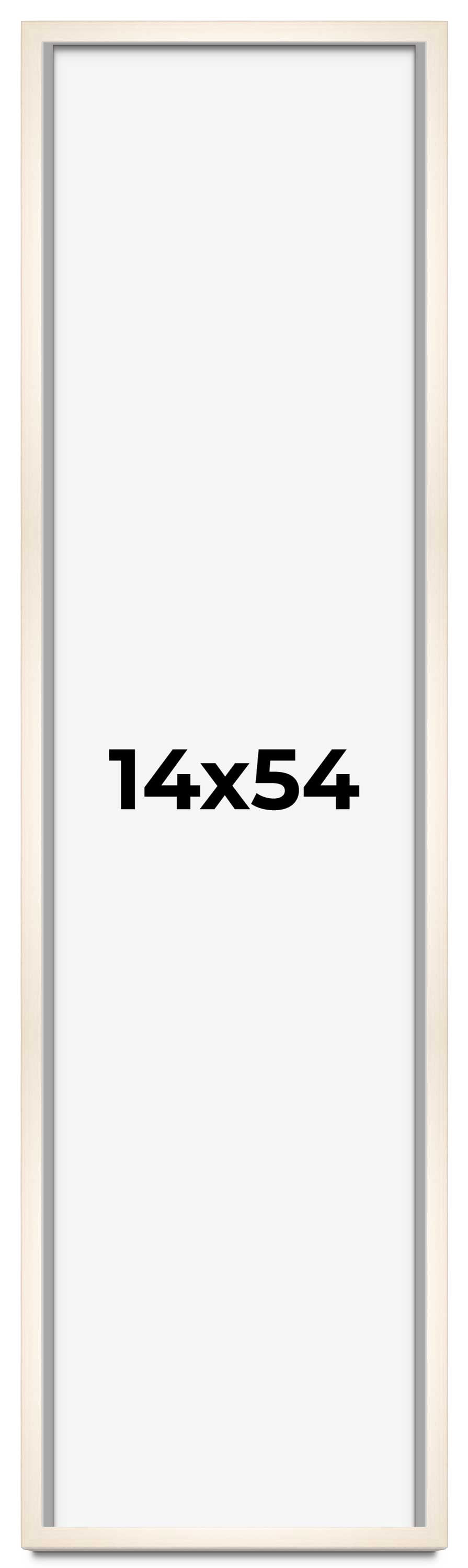 14x54 Inch Box 14x54 Shadow Box Cream of Wheat White Washed Display Frame | 0.875 ...
