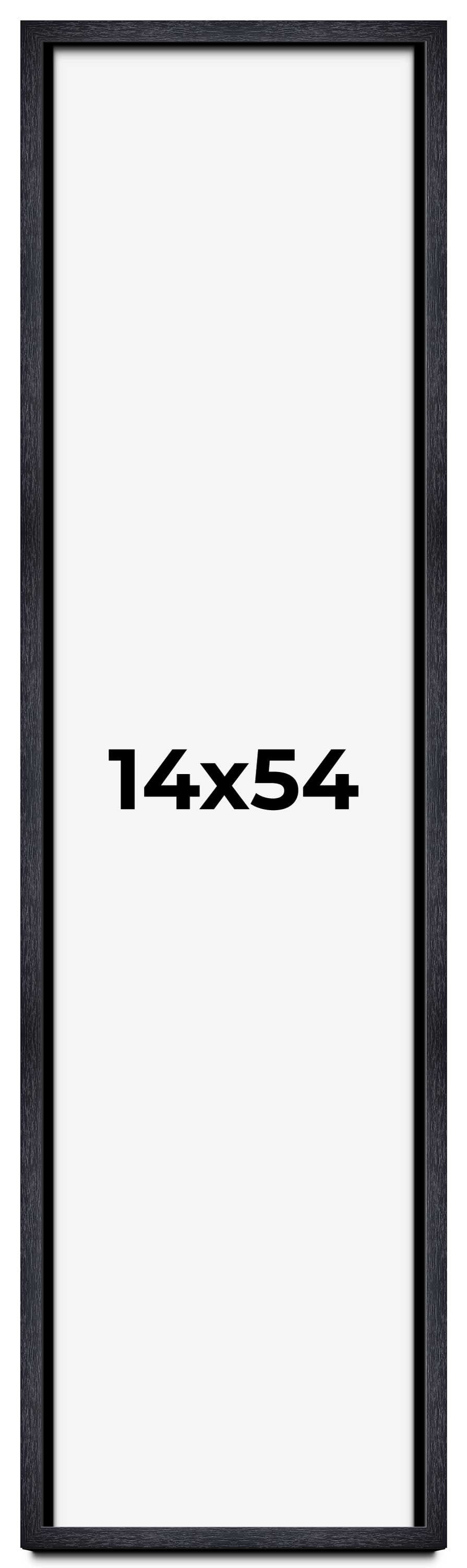 14x54 Inch Box 14x54 Shadow Box Frame Black | 1 Inches Deep Real Wood Farmhouse ...