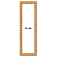 thumbnail image 1 of 14x56 Frame Beige Real Wood Picture Frame Width 3 inches | Interior Frame Depth 0.5 inches |, 1 of 8