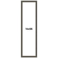 thumbnail image 1 of 14x56 Frame Black Bamboo Solid Wood Picture Frame Width 1.5 Inches | Interior Frame Depth 0.5, 1 of 8