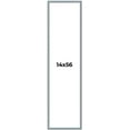thumbnail image 1 of 14x56 Frame Blue Scuffed Farm Board Solid Wood Picture Frame Width 0.75 Inches | Interior Depth 0.5, 1 of 8