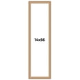 thumbnail image 1 of 14x56 Frame Charleston Honey Brown Solid Wood Picture Frame Width 1.75 Inches | Interior Depth 0.5, 1 of 8