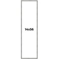 thumbnail image 1 of 14x56 Frame Silver Grey Distressed Solid Wood Picture Frame | 0.75 Inch Moulding Width | Interior, 1 of 8