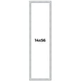 thumbnail image 1 of 14x56 Frame Sterling Silver Solid Wood Picture Frame | 1.25 Inch Moulding Width | 0.75 Inch, 1 of 8