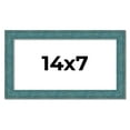 thumbnail image 1 of 14x7 Frame Blue Rustic Barnwood Solid Wood Picture Frame Width 1.25 Inches | Interior Depth 0.5, 1 of 8