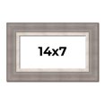 thumbnail image 1 of 14x7 Frame Grey Real Wood Picture Frame Width 2.75 Inches | Interior Frame Depth 0.5 Inches | Linus, 1 of 8