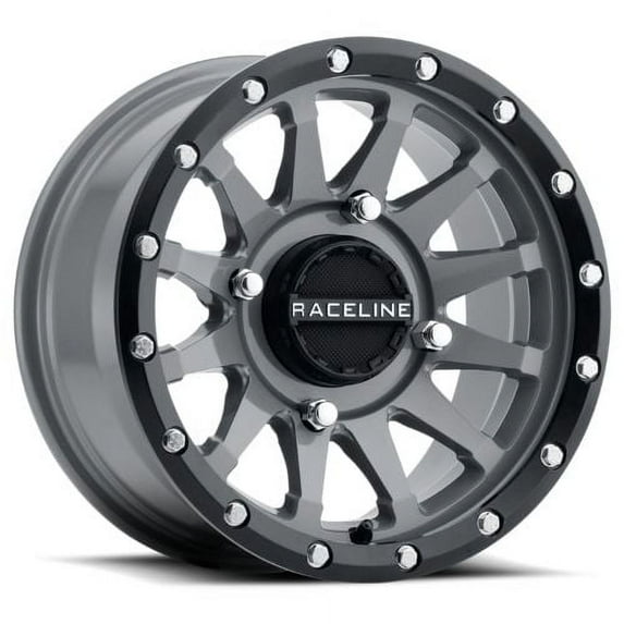 14x7 Raceline A95SG Trophy UTV Stealth Grey Wheel 4x137 (10mm)