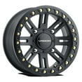 thumbnail image 1 of 14x7 Vision 356 Manx 2 Satin Black UTV BEADLOCK Wheel 4x110 (13mm), 1 of 2