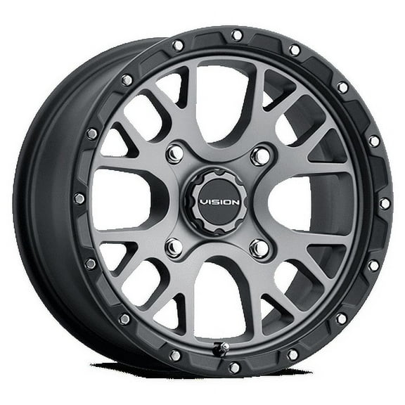 14x7 Vision 545 Rocker Satin Grey UTV Wheel 4x156 (38mm)