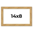 thumbnail image 1 of 14x8 Frame Beige Real Wood Picture Frame Width 1.25 inches | Interior Frame Depth 0.5 inches |, 1 of 8
