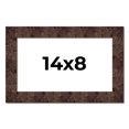 thumbnail image 1 of 14x8 Frame Brown Burl Real Wood Picture Frame Width 1.625 Inches | Interior Frame Depth 0.5 Inches, 1 of 8