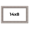 thumbnail image 1 of 14x8 Frame Grey Real Wood Picture Frame Width 1.25 inches | Interior Frame Depth 0.5 inches | Hans, 1 of 8