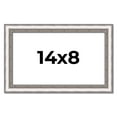 thumbnail image 1 of 14x8 Frame Silver Real Wood Picture Frame Width 1.25 Inches | Interior Frame Depth 0.5 Inches |, 1 of 8
