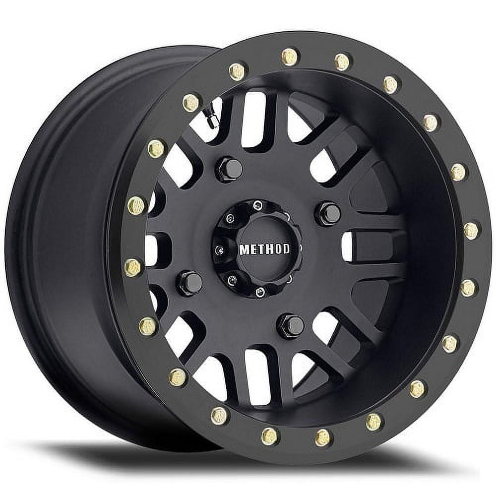 14x8 Method MR406 UTV BEADLOCK Matte Black Wheel 4x137 (0mm)