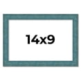 thumbnail image 1 of 14x9 Frame Blue Rustic Barnwood Solid Wood Picture Frame Width 1.25 Inches | Interior Depth 0.5, 1 of 8
