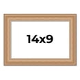 thumbnail image 1 of 14x9 Frame Charleston Honey Brown Solid Wood Picture Frame Width 1.75 Inches | Interior Depth 0.5, 1 of 8