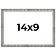 thumbnail image 1 of 14x9 Frame Silver Picture Frame - Complete Modern Photo Frame Includes UV Acrylic Shatter Guard, 1 of 8
