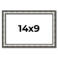 thumbnail image 1 of 14x9 Frame Silver Real Wood Picture Frame Width 1.125 Inches | Interior Frame Depth 0.5 Inches |, 1 of 8